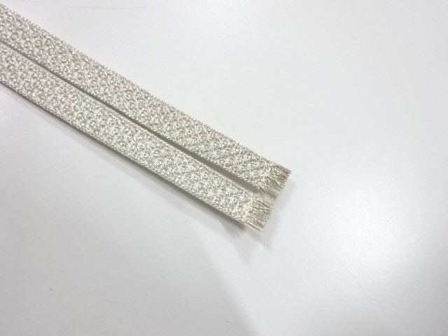  未使用品　正絹　帯留め用　手組三分紐